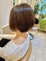 グリッター 泉中央店(GRITTERs)&nbsp;フォギーベージュ×前下がりショート