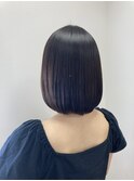 髪質改善矯正/縮毛矯正/ミディアム/アフター