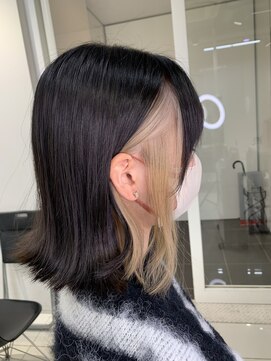 アライブ ハラジュク(ALIVE harajuku) ホワイトベージュインナーカラー