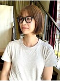 お手入れ簡単おしゃれにきまるボブ　こっくりカラー【JUN】