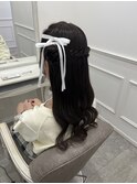 【ヘアメ】お姉さんヘアメ＊サイドお団子ヘアメ＊新井