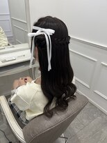 【ヘアメ】お姉さんヘアメ＊サイドお団子ヘアメ＊新井