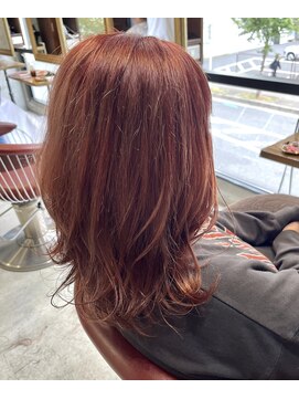 レイ 千葉(Lei) 【Lei 林 碧】Bleach color×coral orange