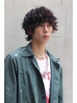 ブークル(boucle) メンズウルフ　ウルフパーマ　無造作ウルフ　メンズミディアム