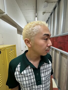 メリケンバーバーショップ トーキョー(MERICAN BARBERSHOP TYO) メンズカットアップバングスパイキーショート（ヌマタユウト）65