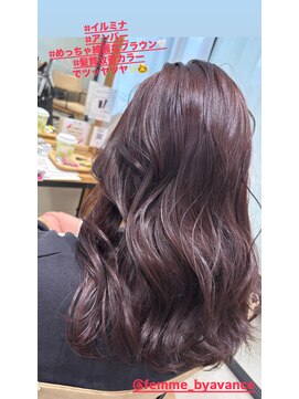ファムバイアヴァンス(Femme by AVANCE.) 【＠篠澤】髪質改善×イルミナカラー