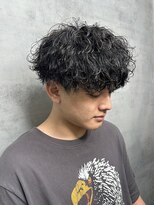 ネクスト 静岡店(NEXT)&nbsp;MEN'S HAIR/ブルーブラック/スペインカール/韓国マッシュ