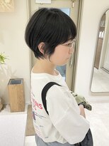トマト(TOMTO)&nbsp;【HOSSY】黒髪ショート_丸みショート