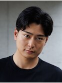 ビジネスにもカジュアルにもオススメ◎黒髪ニュアンスマッシュ