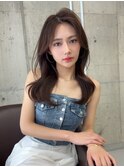 【廣田】韓国レイヤー/グレージュカラー