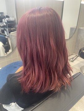 グラムヘアー(GLAM HAIR) チェリーレッドカラー