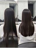 毛髪整形ストレート×ミネコラトリートメント