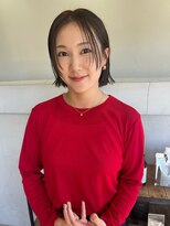 アニモ(animo) オリーブカラー×ボブ