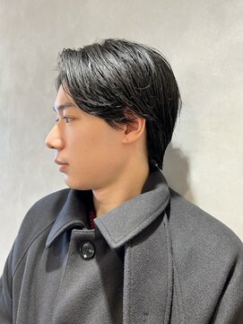 フォト イケブクロ(foto IKEBUKURO) 曲がる縮毛矯正/センターパート/メンズ縮毛矯正/池袋