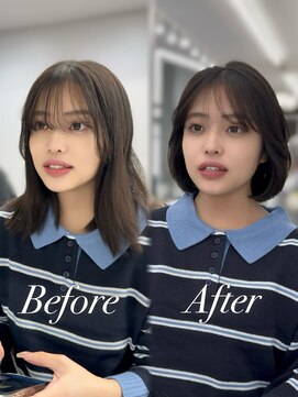 プラチナ(PLATINA) ボブ内巻きボブタンバルモリレイヤーボブ韓国ボブ大人ボブ