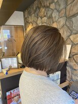 ラック(LUCK)&nbsp;ハイライト/バレイヤージュ/船橋/くすみベージュ/細めハイライト