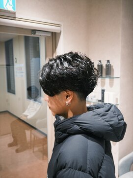 アレアル 広島並木通り店(ALEAR) テーパーフェード×ラルフカール