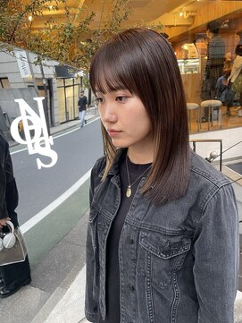 ノス 表参道(NOOS) 髪質改善/ミネコラ/艶カラー/艶ブラウン
