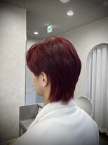 イツキ ヘアーデザイン(ITSUKI hair design)&nbsp;ナチュラルウルフ赤髪