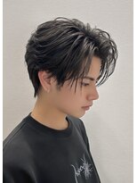 オーシャントーキョー 仙台(OCEAN TOKYO)&nbsp;フェザーショートパーマセンターパート仙台メンズ