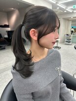 ロンド マーレ 天神大名店(Lond mare)&nbsp;黒髪/オリーブグレー/小顔/ココアベージュ/レイヤーカット