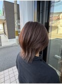 ミディアムレイヤー＆髪質改善カラー