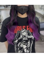 アーチフォーヘア 心斎橋店(a-rch for hair)&nbsp;パープルグラデーション
