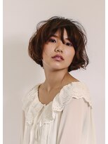 ニコヘアー(niko hair)&nbsp;あごラインボブ☆くせ毛風