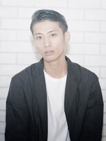 アルバム 渋谷(ALBUM SHIBUYA) ハイライトカルマパーマアッシュブラックウルフ_3132