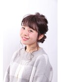 大人可愛いおくれ毛アレンジ