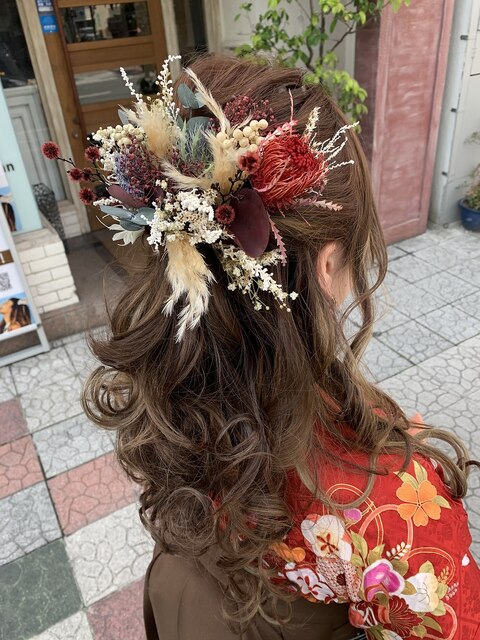 #ヘアセット#卒業式ヘア