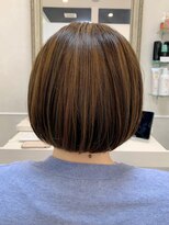 レヴィア(revia)&nbsp;ミニボブ×ハイライトカラー[水戸/髪質改善/ヘッドスパ]