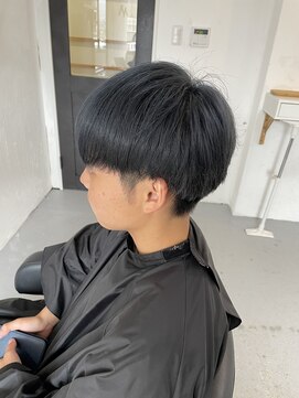 ザワン(The one) ブリーチありのブルーブラック