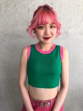 チックタック エアライン(TICK-TOCK Airline) 【TICK-TOCK】ハイトーンピンクに似合うアレンジヘア