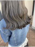 ブリーチしない傷まないグレージュ