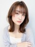 【人気No.1】似合わせカット+艶カラー+超音波外部トリートメント￥12650→9800