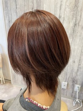 エヌアンドエー せんげん台店(N&A) 艶感カラー×レイヤーカット ウルフ/髪質改善カラー