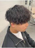 縦落ちツイストスパイラルパーマ men'sパーマ メンズパーマ