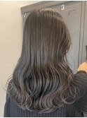 ダブルカラーミルクティーベージュカラーブルーブラックブリーチ