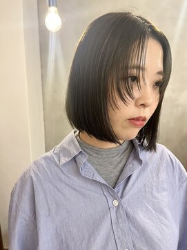 ハコ(haco) 暗髪透明感オリーブ