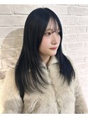 ブルーブラック　ブリーチあり