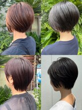 【大人女性向け】マッシュショート/丸みショート