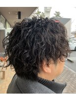 カットインプレイスズー(Cut in place Zoo)&nbsp;センターパートウルフ×ツイストスパイラル