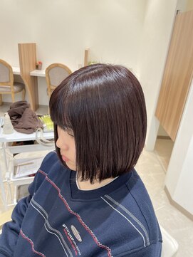 シュヴー 浦安店(CHEVEUX) ５トーンワインレッドカラー