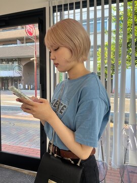 シロ 船橋(白silo) マッシュ/ショートヘア/ハイトーン/ブリーチ/韓国/船橋/京成船橋