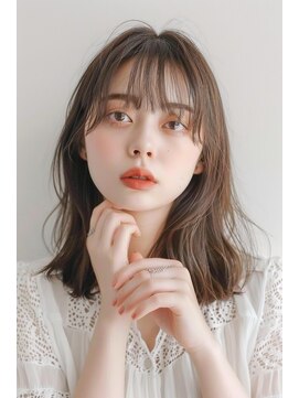 ラナ 新宿(lana) ミディアム/くびれヘア/韓国ヘア/似合わせ/【lana hair新宿】