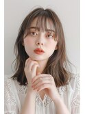 ミディアム/くびれヘア/韓国ヘア/似合わせ/【lana hair新宿】