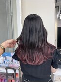 グラデーションカラーバレイヤージュインナーカラー　ryota