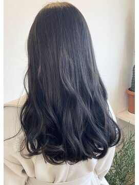 ルー(loup) ブルーブラック/ダークグレージュ/透明感カラー