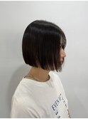 切りっぱなしボブ